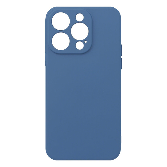 Case for iPhone 15 Pro, Silicone Lite, dark blue