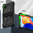 Children's case for Xiaomi Redmi Pad SE 8.7", armored with strap, black