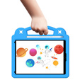 Children's case for iPad 10.2" 2021/2020/2019 (9/8/7 gen.) / Air 10.5" 2019 (3 gen.), Cute Patterns, with stand, blue