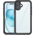 IP68 Waterproof Case for iPhone 16 Plus, black