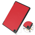 Case for Lenovo Tab M10 Plus 10.6 Gen 3 TB-125F TB-128F, Smartcase, red
