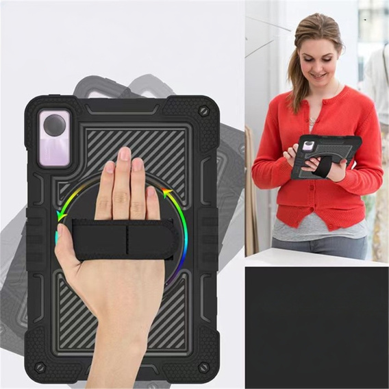 Case for Xiaomi Redmi Pad SE 11", Armoured Protective, Black