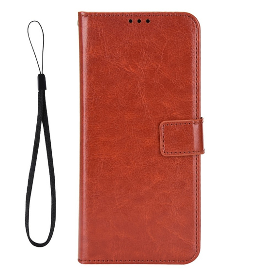 Flip case for Xiaomi Redmi Note 12 5G / POCO X5 5G, Crazy Horse Wallet, brown