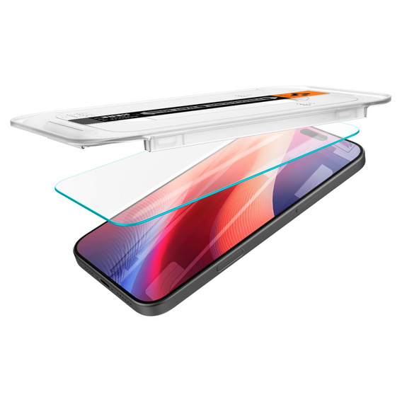 Spigen tempered glass for iPhone 17 / 17 Pro / 16 Pro, Glas.TR EZ Fit (2 pcs.)