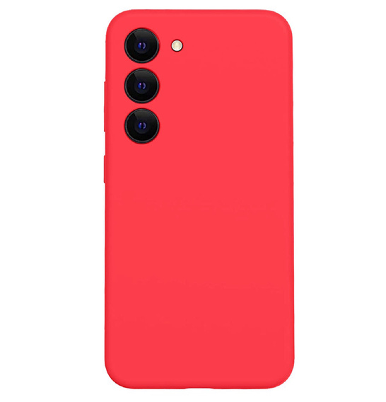 Case for Samsung Galaxy S23 Plus, Silicone Lite, red