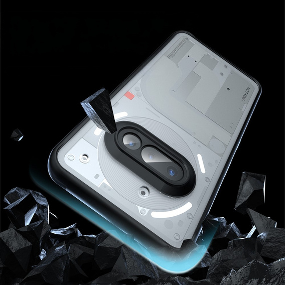 Case for Nothing Phone 3A, Fusion Hybrid, transparent