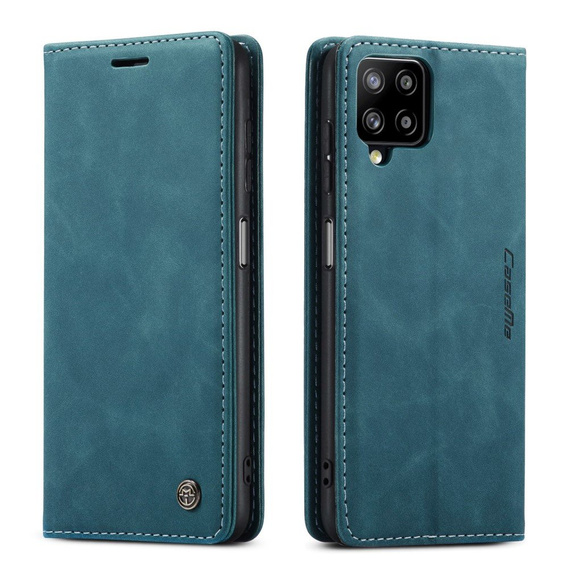 CASEME case for Samsung Galaxy A12 / M12 / A12 2021, Leather Wallet Case, blue