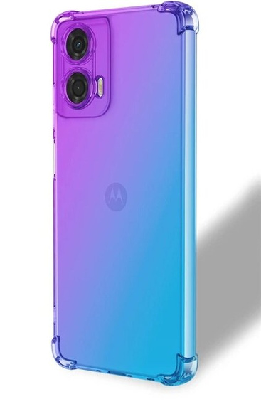 Case for Motorola Moto G85, Gradient Dropproof, Purple / blue