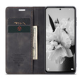 CASEME case for Xiaomi Redmi Note 11 Pro 4G/5G, Leather Wallet Case, black