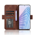 Flip case for Xiaomi Redmi Note 14 4G, Card Slot, brown