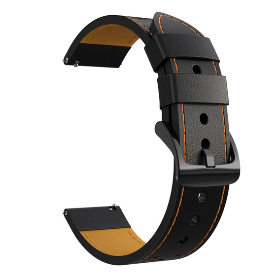 Leather strap for Samsung Galaxy Watch 46mm - Black