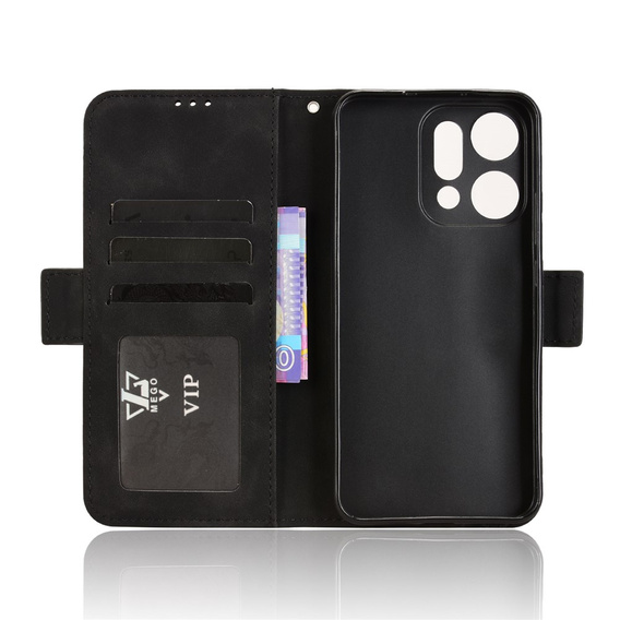 Flap case for Oppo Reno 14, Card Slot, wallet, black