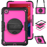 Armored Case for Lenovo Tab M11, protective 360 with stylus slot, pink