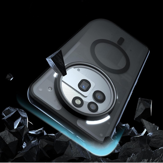 Case for Nothing Phone 3A Pro, for MagSafe, ERBORD Matt Case, black