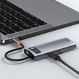 Metal Gleam Series 6-in-1 USB-C Docking Station for USB-C Devices