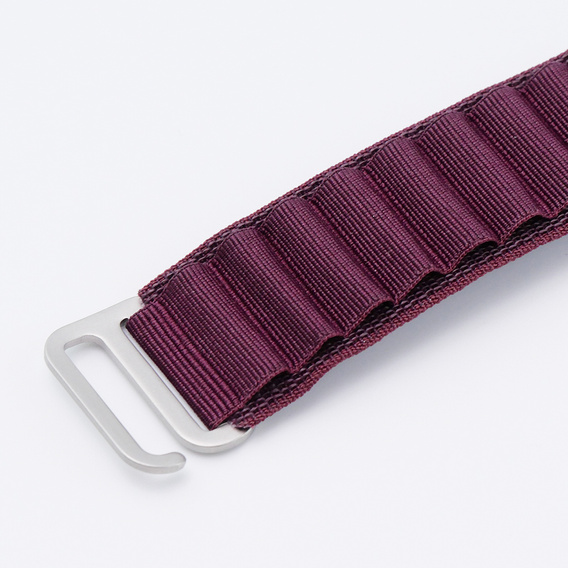 Nylon Strap for Apple Watch 1/2/3/4/5/6/7/8/SE/ULTRA 42/44/45/49mm, Dark red