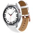 Universal Leather Strap 20mm, White