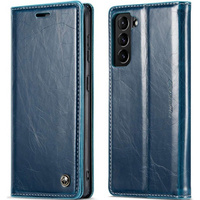 CASEME flip case for Samsung Galaxy S21 FE, Waxy Textublue, blue