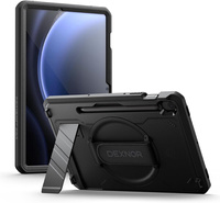 Armored case for Samsung Galaxy Tab S10 Lite / S10 FE / S9 FE / Tab S9, Dexnor Full Body, black