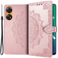 Flip case for Oppo Reno8 T, Mandala, pink