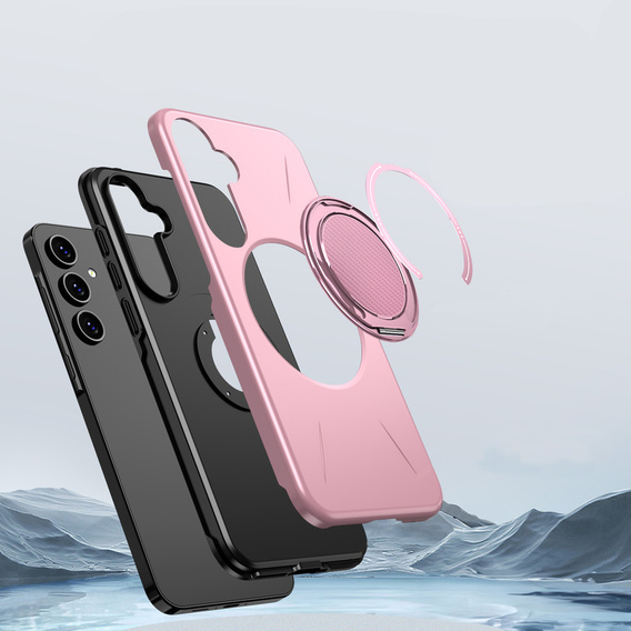 MagSafe case with stand for Samsung Galaxy A37 5G, pink