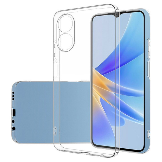Thin Case for Oppo A17, Slim, transparent