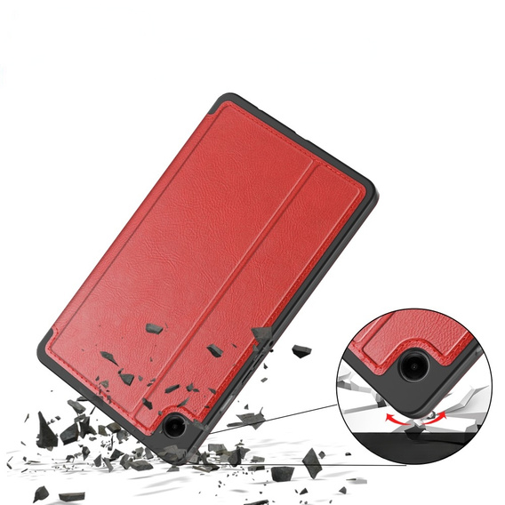 Case for Samsung Galaxy Tab A9, Business Card, red