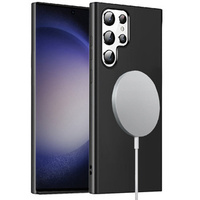 Case for Samsung Galaxy S23 Ultra, Silicone MagSafe, black