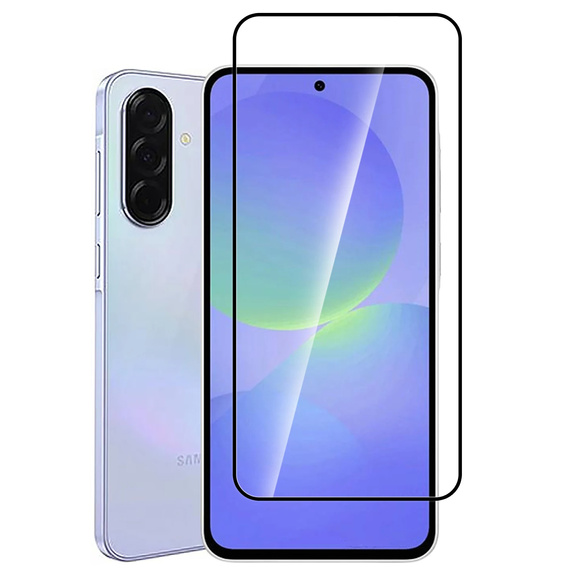 3D Tempered Glass for Samsung Galaxy A36, black frame