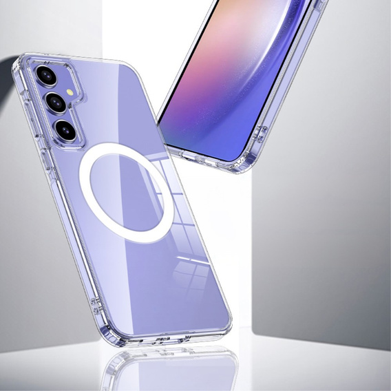 Case for Samsung Galaxy A55 5G, Fusion Hybrid, for MagSafe, transparent