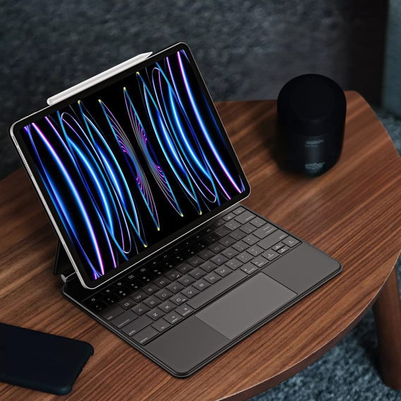 Case + keyboard iPad Pro 12.9" 2022/2021/2020 (6/5/4 gen.), Dux Ducis Keyboard TouchPad, black