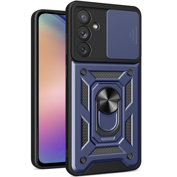 Case for Samsung Galaxy A54 5G, CamShield Slide, blue