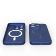 Case for iPhone 16 Pro, ColorMag, for MagSafe, dark blue