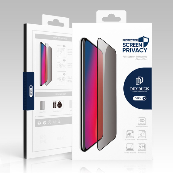 Dux Ducis Anti Spy Tempered Glass for iPhone 13/14/13 Pro