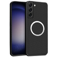 Case for Samsung Galaxy S23 Plus, Magsafe Slim Carbon, black