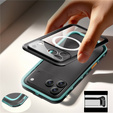 Case for iPhone 17 Pro Max, IP68 waterproof, SHELLBOX MagSafe, blue