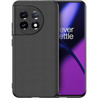 Leather case for OnePlus 11 5G, leather hybrid, black