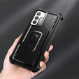 Armored case for Samsung Galaxy S21 FE, Dexnor Full Body, black