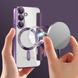 Flip case for Samsung Galaxy S25+ Plus, RFID Wallet MagSafe CamShield, purple