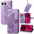 Flip case for T Phone 3 5G, Butterfly, purple