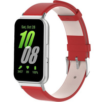 Leather Strap for Samsung Galaxy Fit 3, Red
