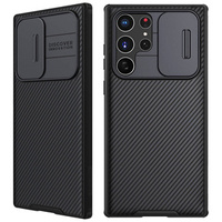 Case for Samsung Galaxy S23 Ultra, Armored Nillkin, CamShield Pro, black