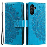 Flip case for Samsung Galaxy A55 5G, Mandala Flower, green