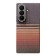 Case for Samsung Galaxy Z Fold6 5G - magnetic Aramid Fiber, orange