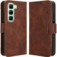 Flip case for Infinix Hot 50 4G, Card Slot, brown