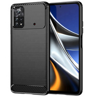 Case for Xiaomi Poco M4 Pro 4G, Carbon, black