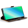 Flip case for Samsung Galaxy S23 Ultra, ERBORD Waxy Wallet, brown