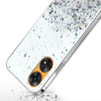 Case for Oppo Reno8 T, Glittery, transparent