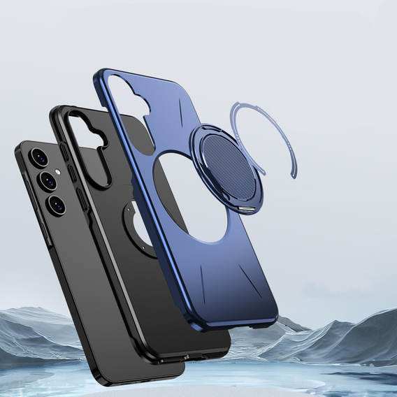 MagSafe case with stand for Samsung Galaxy A37 5G, blue