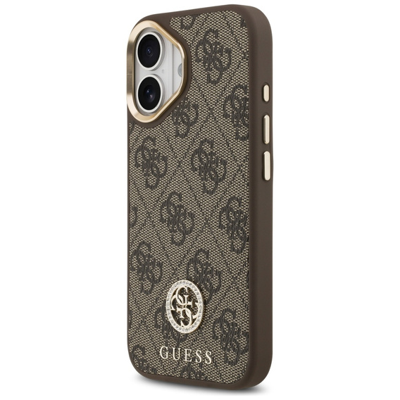GUESS 4G Strass Logo MagSafe Case with Strap for iPhone 17